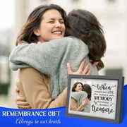 89Bloom Personalized Memorial Picture Frame, Custom Memorial Gifts For Loss Of Dad, Memorial Gifts For Loss Of Mom, Personalized Memorial Gifts
