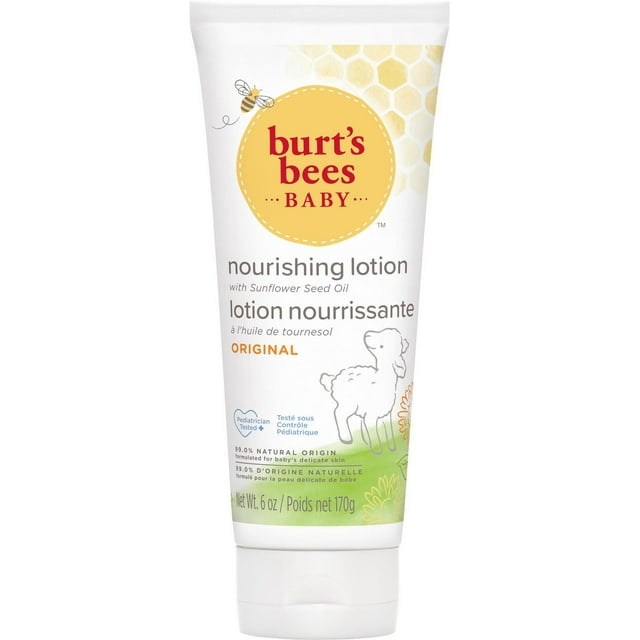 Burt’s Bees® Baby Bee Calming Nourishing Lotion, Original Scent, 99% Natural Origin,