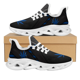 thumbnail image 1 of Zapatillas deportivas con estampado de hojas verdes para mujer, transpirables, con cordones, cómodas, con plataforma,, 1 of 6
