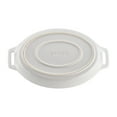 thumbnail image 5 of Staub Ceramic 2-pc Oval Baking Dish Set - White, 5 of 6