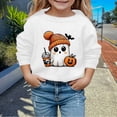 thumbnail image 2 of Kcodviy Chandail d'Hiver Mignon Imprimé pour Enfants d'Halloween pour Garçons, Col Rond, Sans Capuche, Manches Longues, pour Adolescentes, 2 of 4