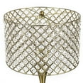 thumbnail image 3 of LumiSource Gold Metal, Clear Crystal Topaz 27" Metal Table Lamp, 3 of 5