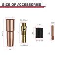 thumbnail image 3 of ARCCAPTAIN 0.045 Tweco #2 Mig Welding Torch Accessory Kit for Lincoln Magnum 200/250 Welding Torches, Anti-Spatter, 3 of 6