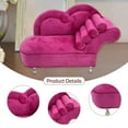 thumbnail image 6 of Segolike Sofa Jewelry Box Gift Jewelry Organizer for Bracelets Stud Earrings Brooches Style G, 6 of 8