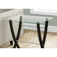 thumbnail image 3 of Monarch Specialties Accent Table, Side, End, Nightstand, Lamp, Bedroom, Clear Tempered Glass, 3 of 6