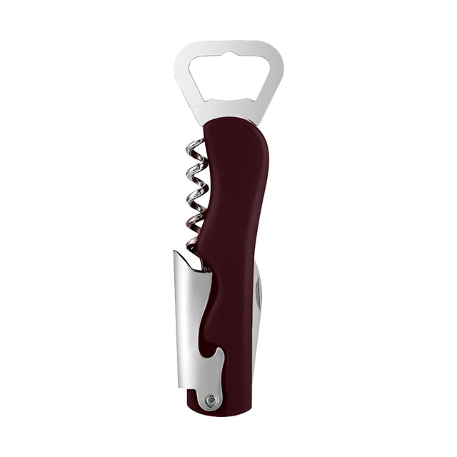 Fesfesfes Ensemble d'Ouvre-Bouteilles Ménager Multifonction Tire-Bouchon avec Coupe-Feuille Acier Antirouille pour Bouteilles de Vin Rouge Blanc Cuisine Bar