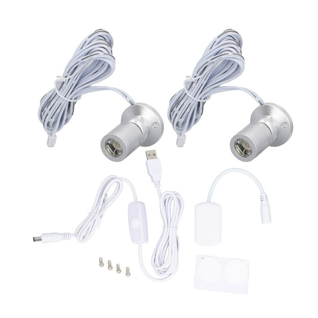 <p>Mini Projecteurs avec Variateur Petit Projecteur 5v Mini Projecteur Led Dimmable Mini Projecteur 5v Mini Projecteur Led 1 à 2 Projecteurs avec Variateur pour Présentoir Armoire à Bijoux