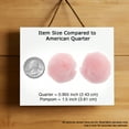 thumbnail image 2 of John Bead 1.5in Pink Pom Poms for Crafts DIY Art Creative, 50pcs, 2 of 4