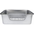thumbnail image 5 of Stainless Steel Sifting Litter Box for Rabbit (L), 5 of 11