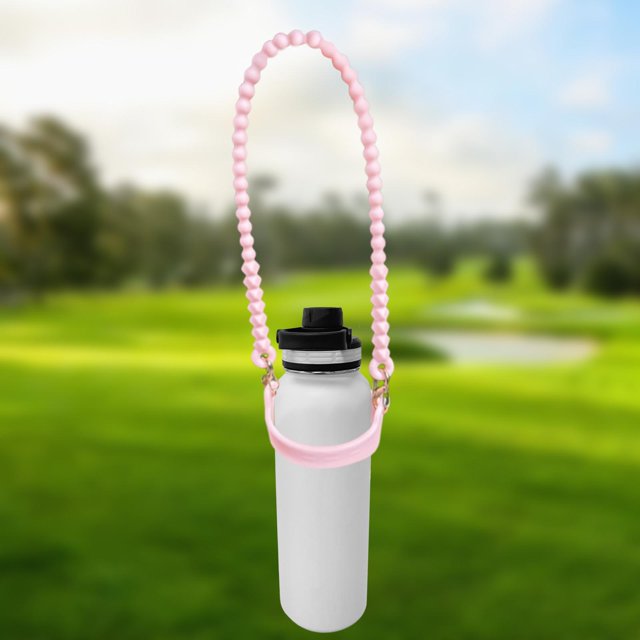 Asa para botella de agua con correa elástica práctica que se adapta a botellas de 8 a 40 . Soporte para Rosa
