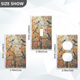 thumbnail image 4 of Switch Panel Switch Decoration 2.76x4.53x0.28 Inches Toggle Switch Switch Plate Wall Plates Living Room Kitchen Bedroom Study Switches Colorful Trees Pretty Birds, 4 of 8