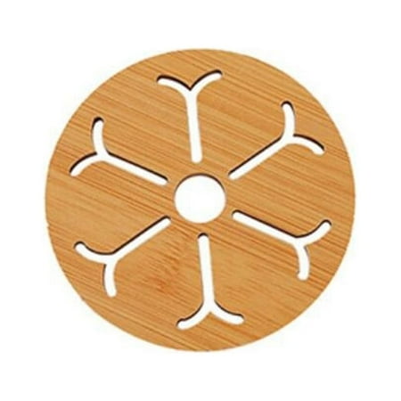 

Wood Hollowed Wooden Cup Mat Table Mat Pot Mat Bowl Mat