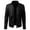 Black-A, variant on IYTR Men's Slim Leather Stand Collar Zipper Biker Motorcycle Jacket Outwear Coat with Pocket Black XXL