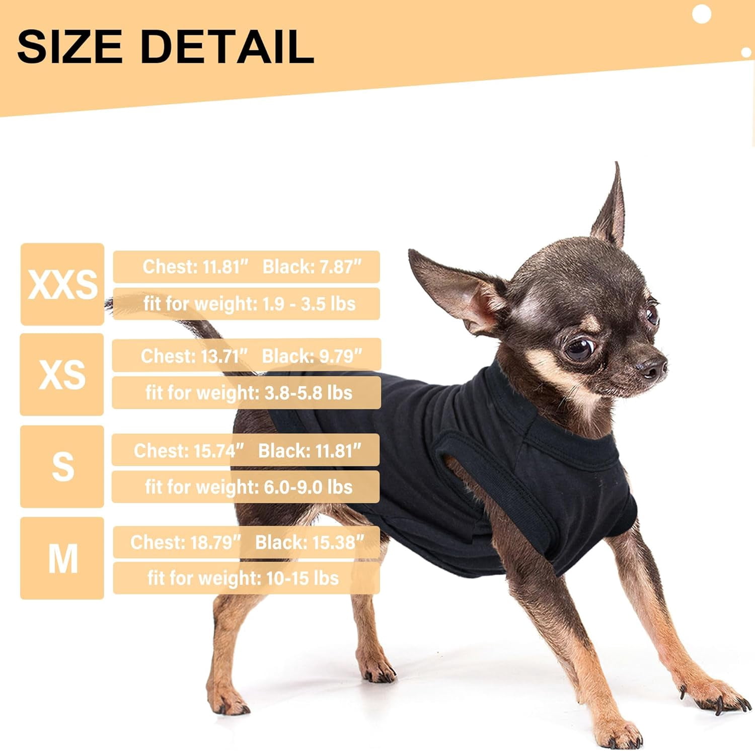 2-Pack Dog Shirts Summer Dog Clothes for Small Medium Dogs Boy, Teacup, Chihuahua, Yorkie, Pug and Cats, Solid Color Pet Tshirts Puppy Clothes, XXS, Black+ Grey