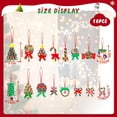 thumbnail image 2 of 16Pcs Christmas Lollipop Ornaments, Candy Christmas Tree Decorations Colorful Mini Candy Cane Hanging Ornaments Polymer Clay Peppermint Pendants for Xmas Tree Party Home Decorations, 2 of 8