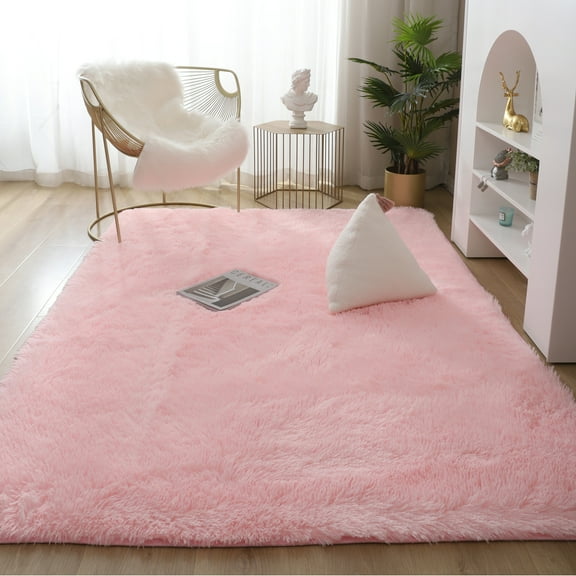 Soft Fluffy Rugs Area Rug for Kids Room, Floor Modern Indoor Shaggy Plush Carpets, Home Decor Fuzzy Comfy Nursery Rugs