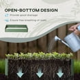 thumbnail image 4 of Outsunny Jardinière Surélevée avec 2 Treillis Cages à Tomates, Vert Pâle, 4 of 9