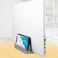 thumbnail image 4 of Vertical Laptop Stand Desktop Dock Holder For Computer, Tablet Aluminum Anti Slide Phone Desktop Holder, 4 of 7