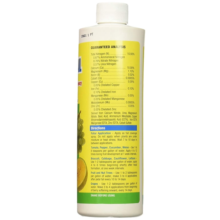 Micronutrient Fertilizer Ready To Use CalMax Calcium Fertilizer - 10-0 ...
