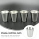 thumbnail image 2 of Cazas de acero inoxidable de 6 piezas tazas de tiro de acero inoxidable tazas de licores duraderos, 2 of 5
