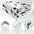 thumbnail image 4 of Quilts Full Size Bedding Set, Soccer Sports Lightweight Quilted Comforter, Summer Football Modern Minimalist Textured Soft Reversible Bedspread Coverlet with Pillow Covers for All Season, 78" x 90", 4 of 9