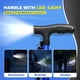 thumbnail image 2 of Bastón plegable BigAlex con luz LED, base cuádruple pivotante, ajustable y bolsa de transporte para hombre y mujer., 2 of 5