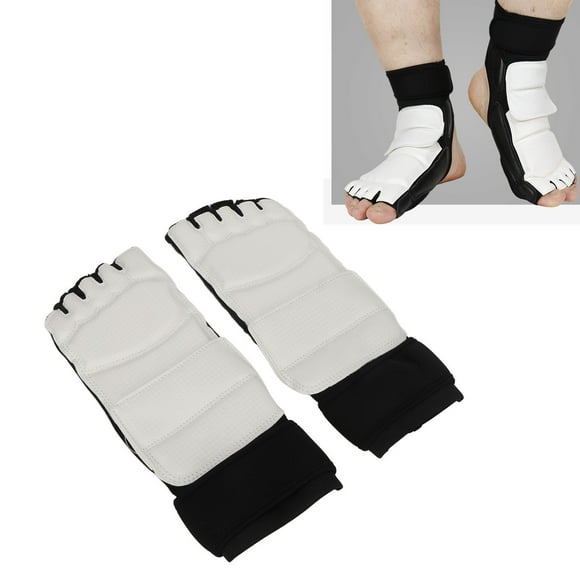 Taekwondo Foot Protector, Training Boxing Martial Arts Boxing Punch Bag Sparring Muay Thai Kung Fu Feet Protector, Foot Guard Protective TKD Foot Gear Support for Men Women Kids