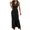 Black, variant on Mlkoz Womens Dresses, Women Fashion High Waist Solid Sleeveless-Neck Dress, Mother's Day Gifts
