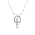 thumbnail image 2 of Delight Jewelry Silvertone Believe Faith Prayer Hope Bar Joy Ring Charm Necklace, 18", 2 of 4