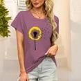 thumbnail image 2 of Fashion Saving LiMoi Women Short Sleeve Tops V Neck Womens Tops Trendy 2025 Printed T Shirts for Women Plus Size Tee Shirts my orders, 2 of 6