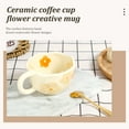 thumbnail image 2 of Wekvgz Ceramic Tea Mug Smooth Vintage Mugs with Handle Cute Tea Porcelain Cup Exquisite Ceramic Coffee Mugs Versatile Aesthetic Mugs Tea Porcelain Cup with Spoon for Home, 2 of 11
