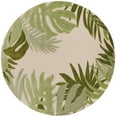 thumbnail image 2 of Nourison Aloha Indoor/Outdoor Ivory Green 7'10" x Round Area Rug (8 Round), 2 of 9