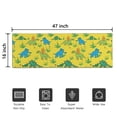 thumbnail image 5 of Yellow Dinosaurs Plants Pattern Door Rugs,Washable Non Slip Door Mats Indoor,Decorative Door Mats,Entry Mat Indoor for Entrance,Bedroom,Kitchen,Bathroom,16"x47", 5 of 6