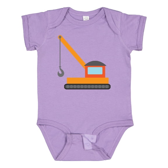 Inktastic Kids Construction Crane Boys or Girls Baby Bodysuit