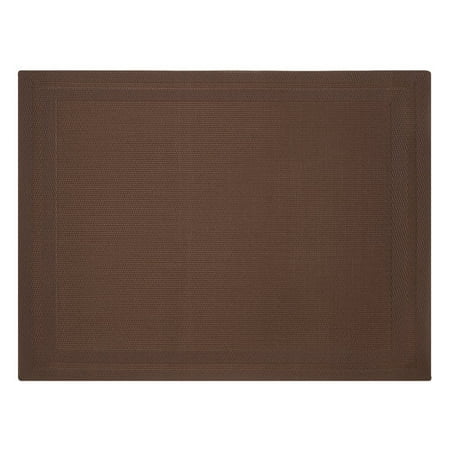 Canopy Double Border Placemat, Chocolate Chip
