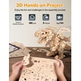 thumbnail image 7 of MIEBELY 3D Wooden Puzzles for Adults - T-Rex Dinosaur Model Kits can Walk and Roar, Mechanical Dinosaur Toys for Boys Kids Ages 8-10-12-14, 3D Puzzles Building Kit Gifts for Teen Men Women, 7 of 7