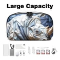 thumbnail image 3 of Rhinoceros Waterproof Oxford Fabric Charger Organizer Storage Pouch Outdoor Small Storage Box, 5.9x9.44x3.14 in., 3 of 6