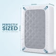 thumbnail image 3 of Waterproof Twin XL Mattress Protector 14 Pack fits Upto 15" Deep Pocket, 3 of 6