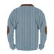 thumbnail image 4 of Blusas y camisas de manga larga con cuello redondo para hombre, talla grande, tejido de punto, estampado, media cremallera, cuello redondo, estampado vintage, manga larga, blusa de poliéster para homb, 4 of 4