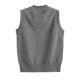 thumbnail image 5 of Chalecos de punto para niños escolares, suéter con cuello en V, chaleco, camiseta interior para adolescentes, cárdigan informal sin mangas para niñas, Tops de 4 a 13 años, 5 of 5