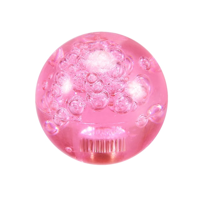Unique Bargains Joystick Rocker Ball Top Handle Round Head Arcade Fighting Game DIY Parts Replacement Crystal Pink