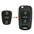 thumbnail image 2 of Almohadilla Goma 3 Botones para Carcasa Llave Remota Coche Abatible (sin Letra), 2 of 9