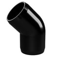 thumbnail image 5 of FORMUFIT 1/2" 45-Degree Elbow Furniture Grade PVC Fitting in Black, Made In USA, UV-Resistant, Impact-Proof, 0.840" Actual Socket Diameter (10-Pack) - F01245E-BK-10, 5 of 7