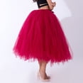 thumbnail image 4 of Mikilon Tutu Skirt Elastic Lady Teen Adult Tulle Tutu Skirt Long Ladies 80's Tulle Tutu Skirt, 4 of 6