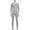 Grey, variant on KKBOTIVE Mens Thermal Underwear Sets Winter Warm Base Layer Thermal Tops and Bottoms Long Johns Set Loungewear, Dark Gray, Size XXXL