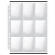 thumbnail image 1 of 100 Fundas para Carpetas de Tarjetas de Doble Cara con 9 Bolsillos, Capacidad para 1800 Tarjetas, Fundas para Carpetas de Tarjetas Coleccionables para Carpetas de 3 Anillos, 1 of 5