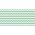 thumbnail image 4 of Mint Piggy Bank, Chevron Pattern Horizontal Zigzag Twisty Turns Modern Aztec Folk Inspirations, Ceramic Coin Bank Money Box for Cash Saving, 3.6" X 3.2", White Jade Green, by Ambesonne, 4 of 4