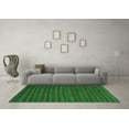 thumbnail image 3 of Ahgly Company Indoor Rectangle Abstract Green Modern Area Rugs, 3' x 5', 3 of 4
