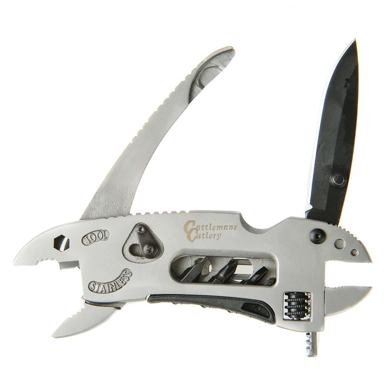 Cattleman Ranch Hand Multi-Tool 2.0 in Blade Stainless Hndl