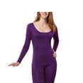 thumbnail image 1 of Minnieouse Ropa de abrigo Ropa interior de invierno Camisa térmica Tamaño compacto de moda Práctico para usar Mano de obra fina Suavidad Ropa femenina Ropa interior Violeta XXL Minnieouse AP013669-03, 1 of 6